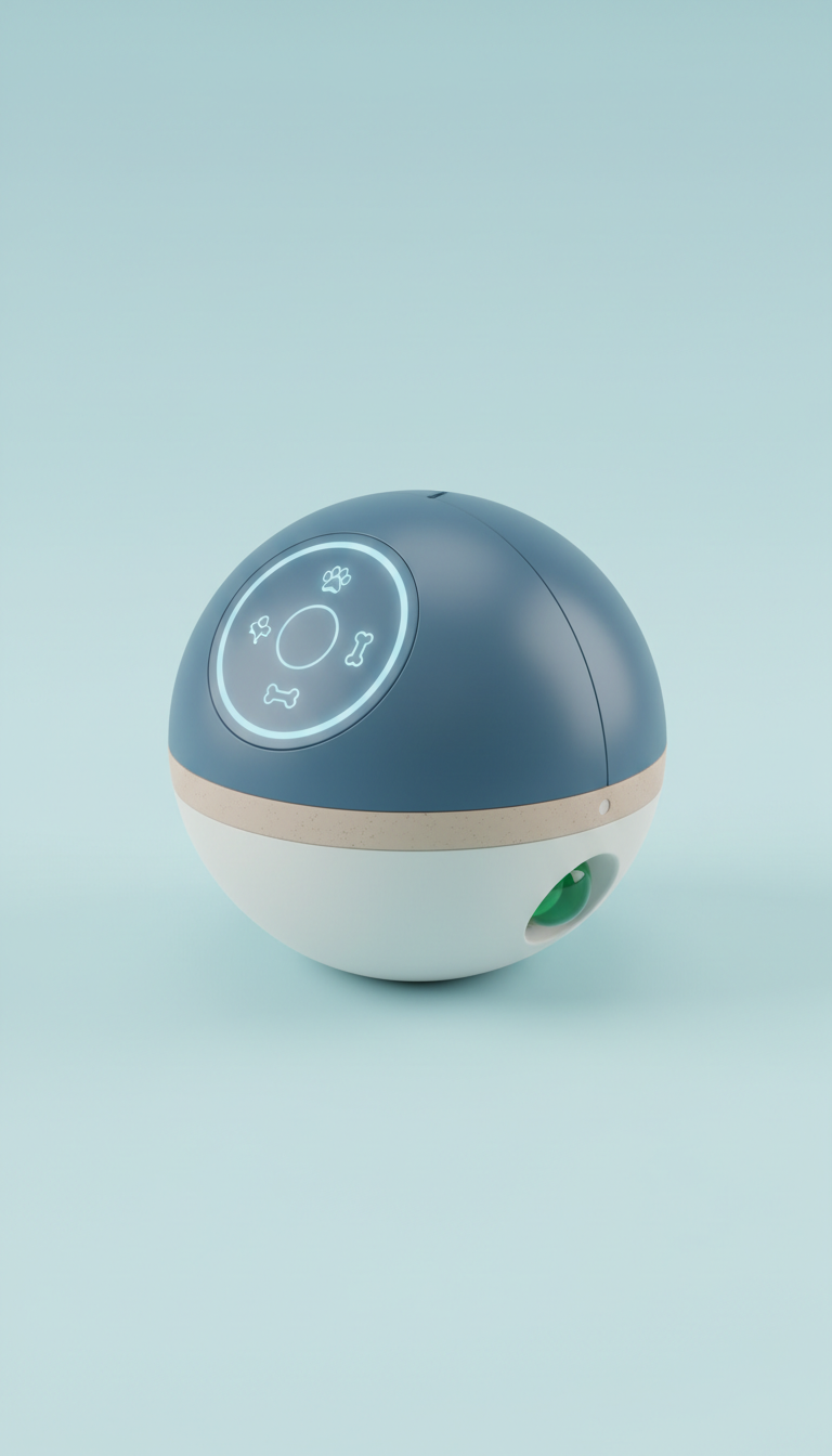 Interactive App-Controlled Rolling Toy