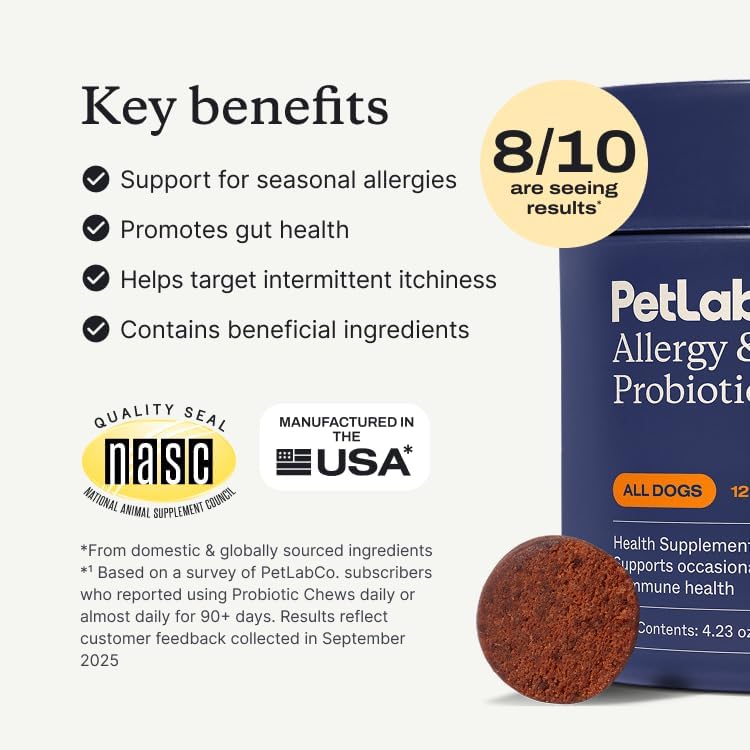 PetLab Co. Allergy & Immune Probiotic Chews Pork