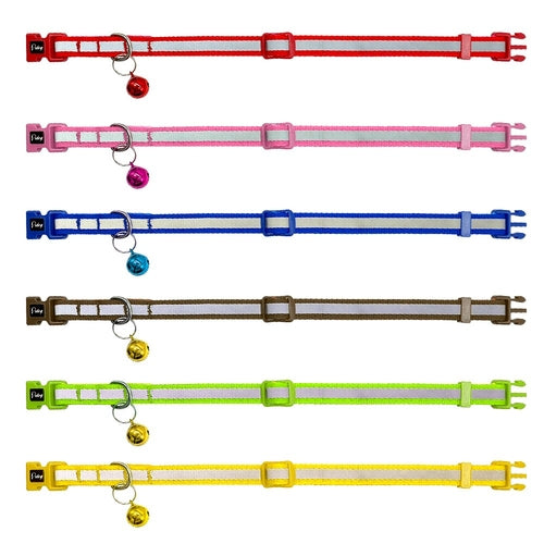 6pcs/set Reflective Nylon Kitten Cat Puppy Dog