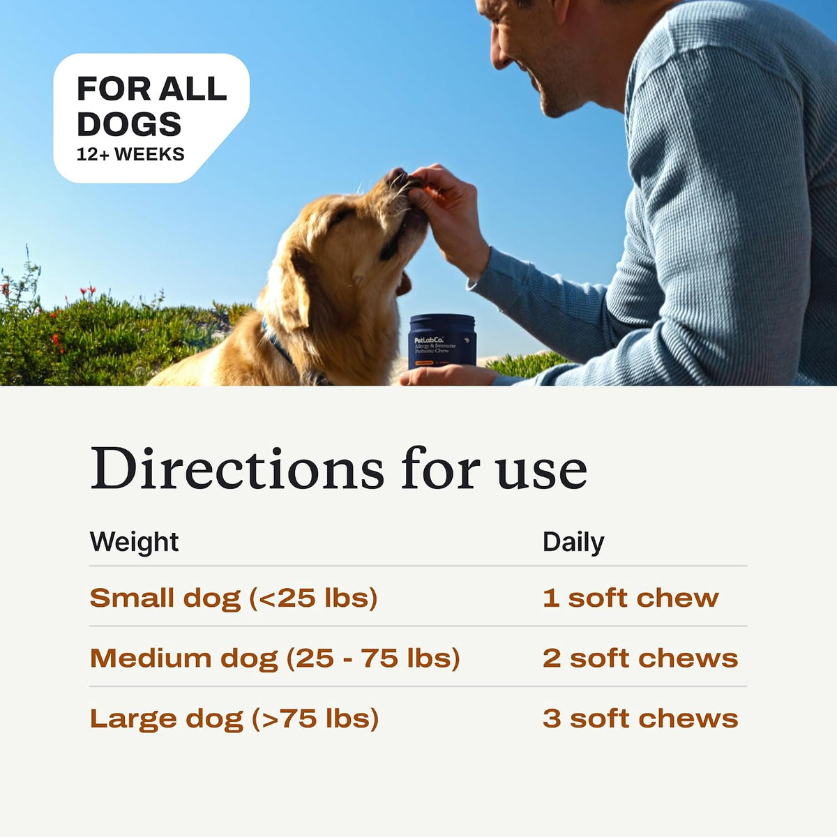 PetLab Co. Allergy & Immune Probiotic Chews Pork
