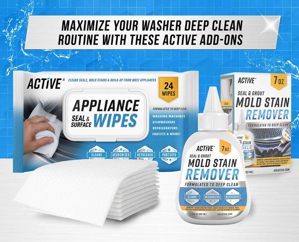 ACTIVE Washing Machine Cleaner Tablets for Pet Owners 24 Count