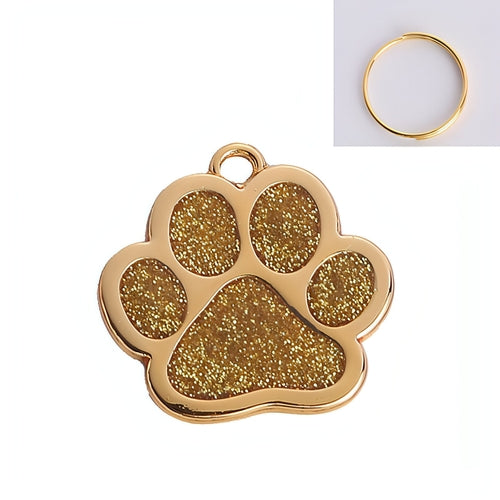 Paw Print Metal Keychain – Stylish & Durable Pet Lover Accessory