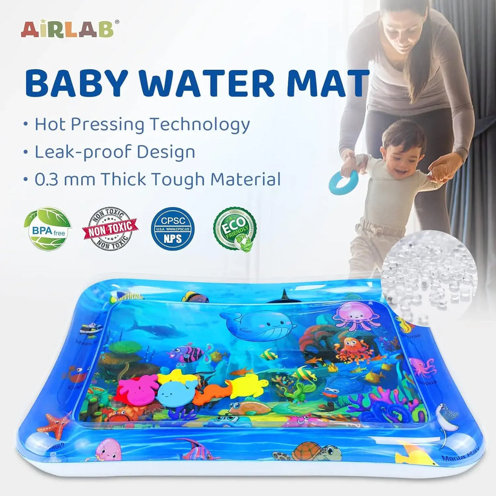 Inflatable Sensory Water Play Mat for Pets