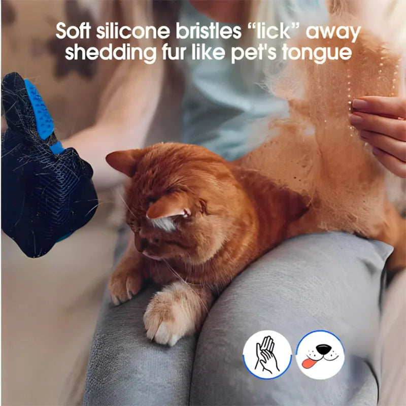 Deshedding Grooming Glove for Pets
