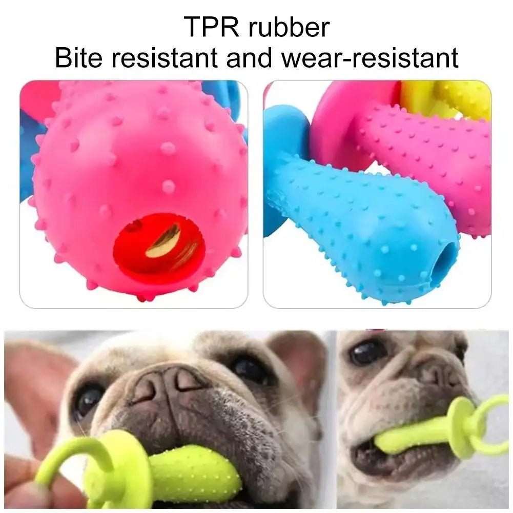 Rubber Chew Toy for Teething Dogs