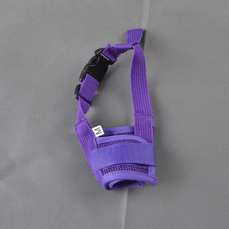 Anti Barking Dog Muzzle For Small Large Dogs Adjustable Mesh Breathable Pet Mouth Muzzle For Dogs Nylon Straps Dog Accessories