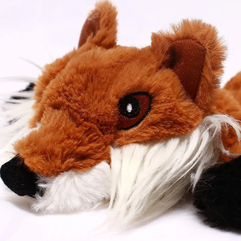 Stuffing-Free Squeaky Plush Dog Toy