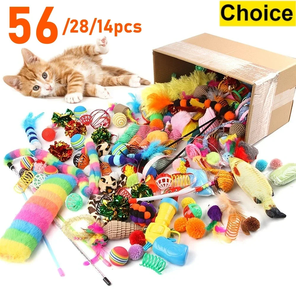 Cat Toy Variety Pack (14/28/56 pcs)