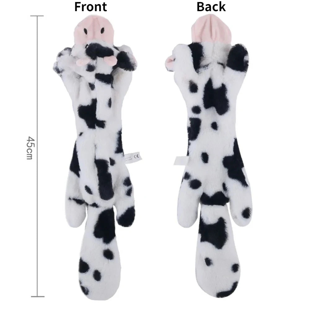 Stuffing-Free Squeaky Plush Dog Toy