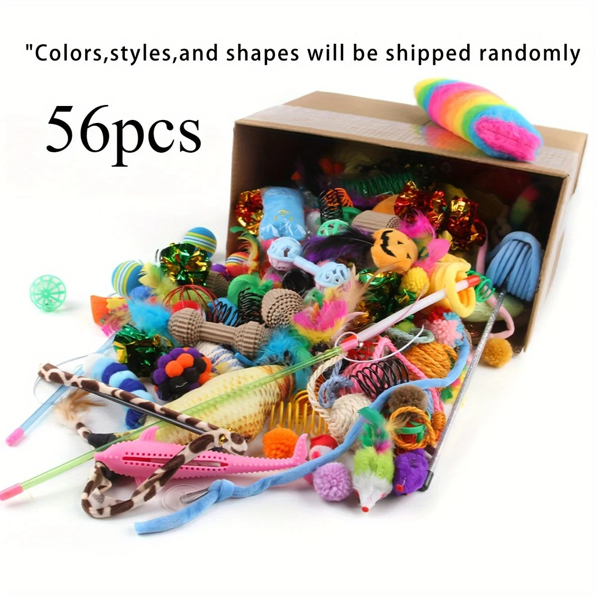 Cat Toy Variety Pack (14/28/56 pcs)
