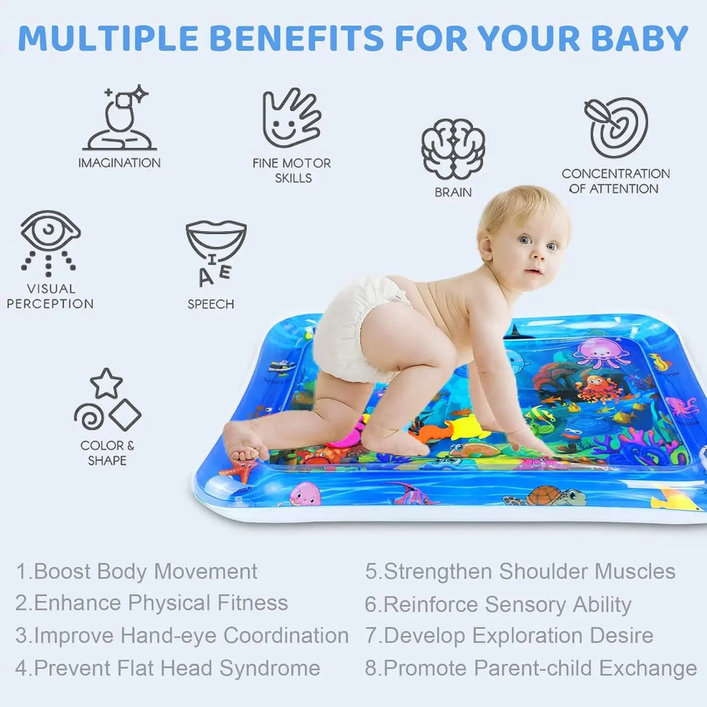 Inflatable Sensory Water Play Mat for Pets
