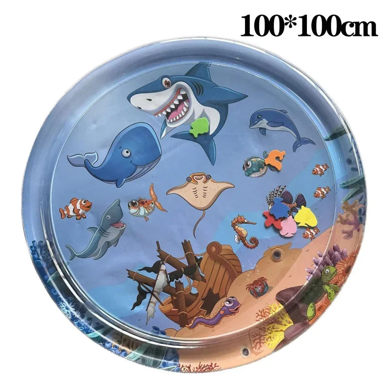 Inflatable Sensory Water Play Mat for Pets
