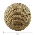 6/10cm Chewing Braided Ball Guinea Pig Rabbit Hamster Small Animal Play Pet Interactive Chew Toy Natural Grass Ball Fun Pet Toys
