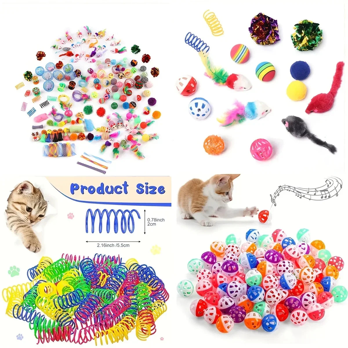 Cat Toy Variety Pack (14/28/56 pcs)