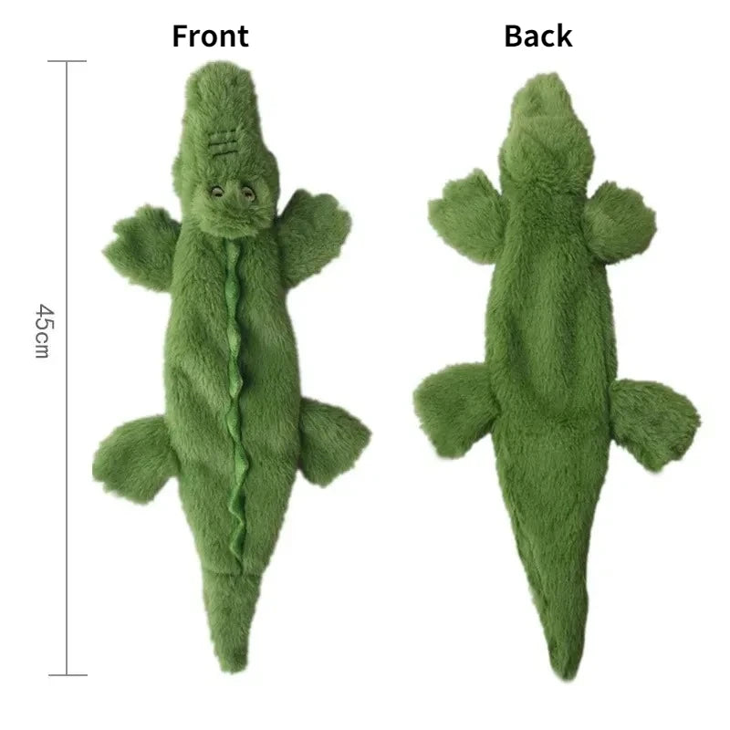 Stuffing-Free Squeaky Plush Dog Toy