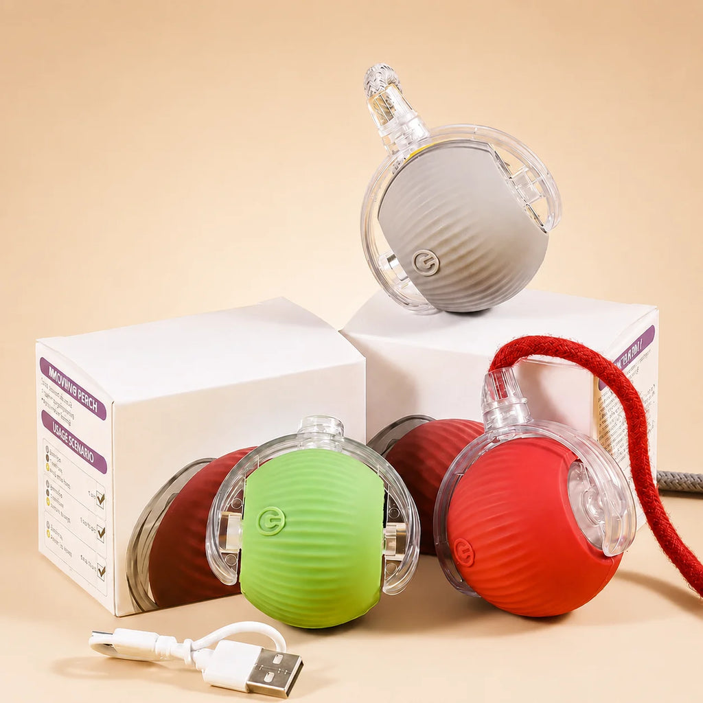 Rechargeable Automatic Rolling Dog Ball