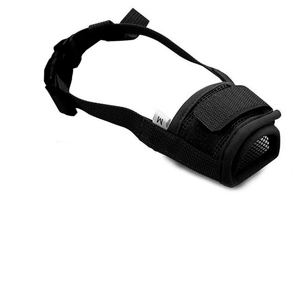 Anti Barking Dog Muzzle For Small Large Dogs Adjustable Mesh Breathable Pet Mouth Muzzle For Dogs Nylon Straps Dog Accessories