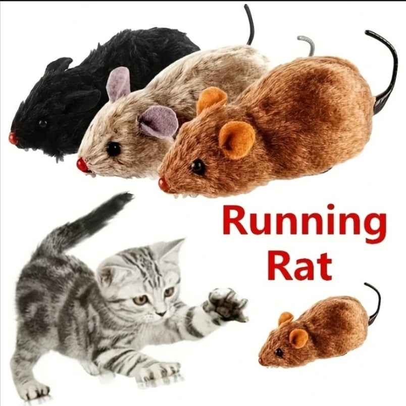 Lifelike Running Mouse Toy for Cats