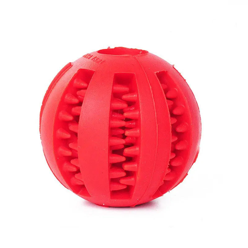 Bite-Resistant Treat-Dispensing Dog Ball