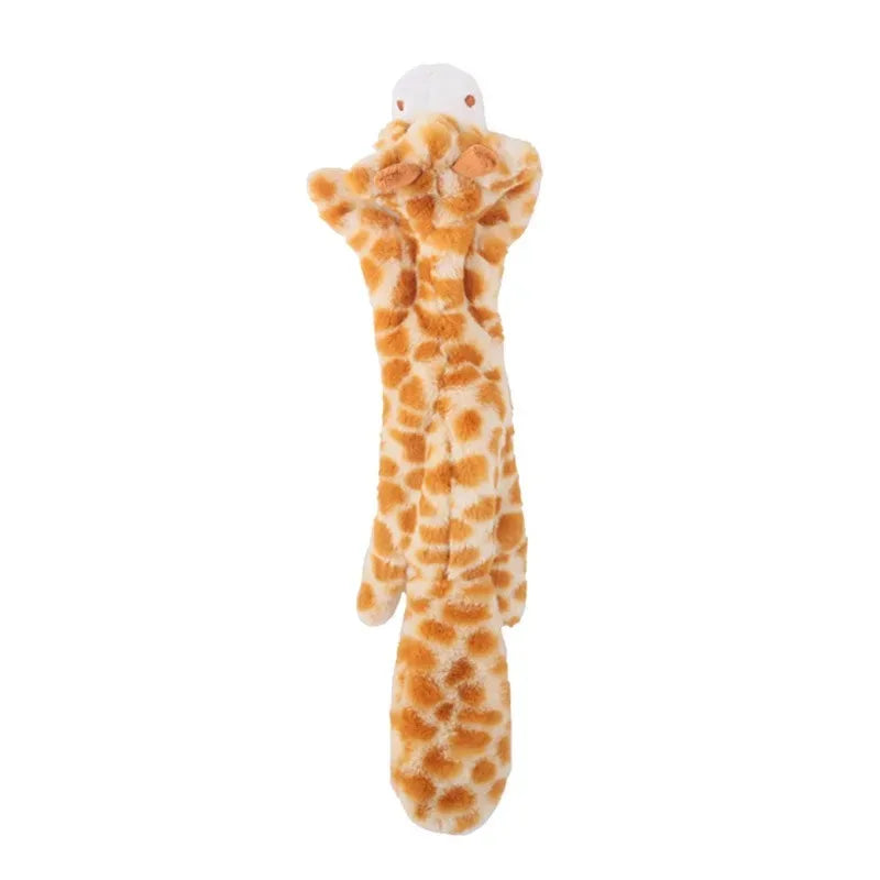 Stuffing-Free Squeaky Plush Dog Toy