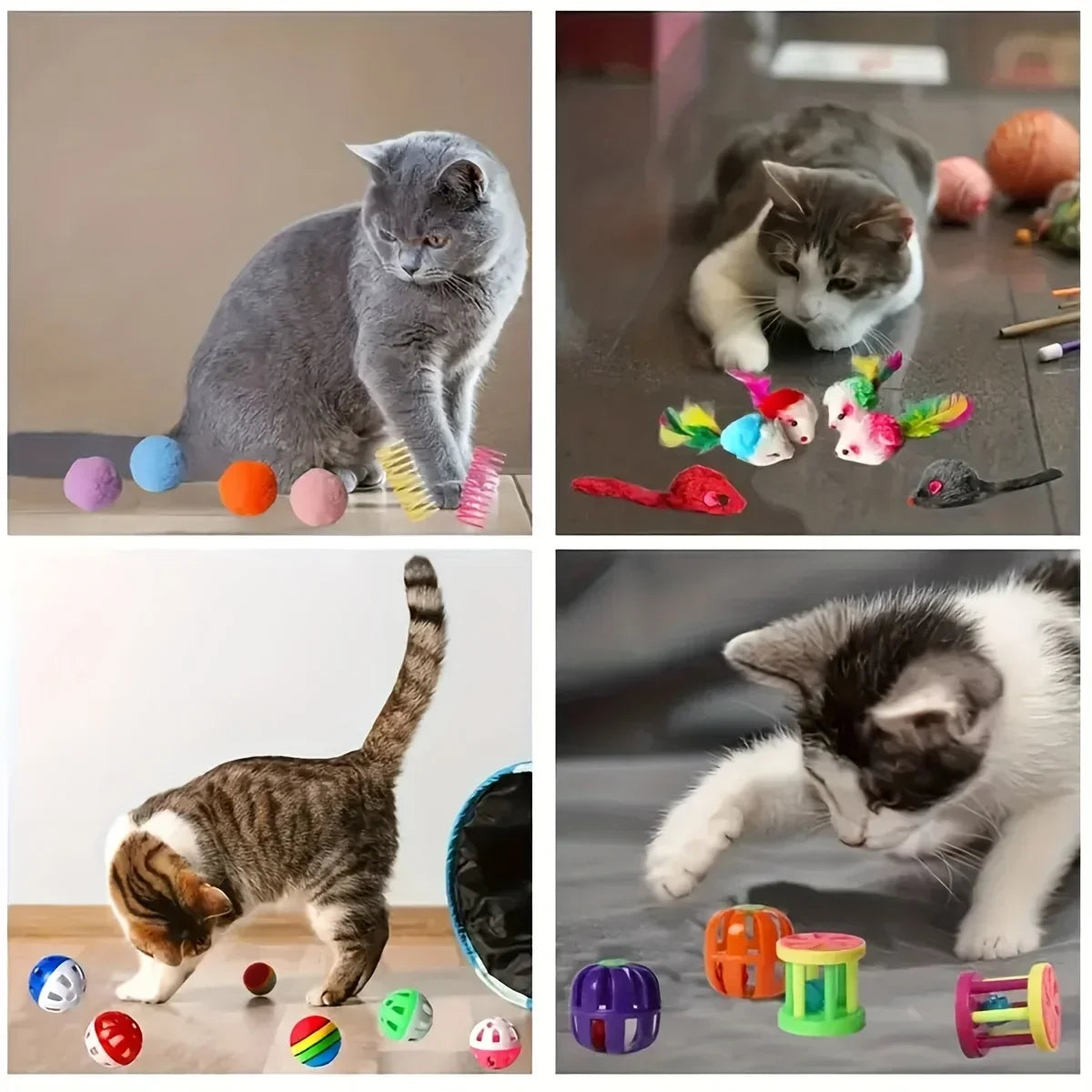 Cat Toy Variety Pack (14/28/56 pcs)