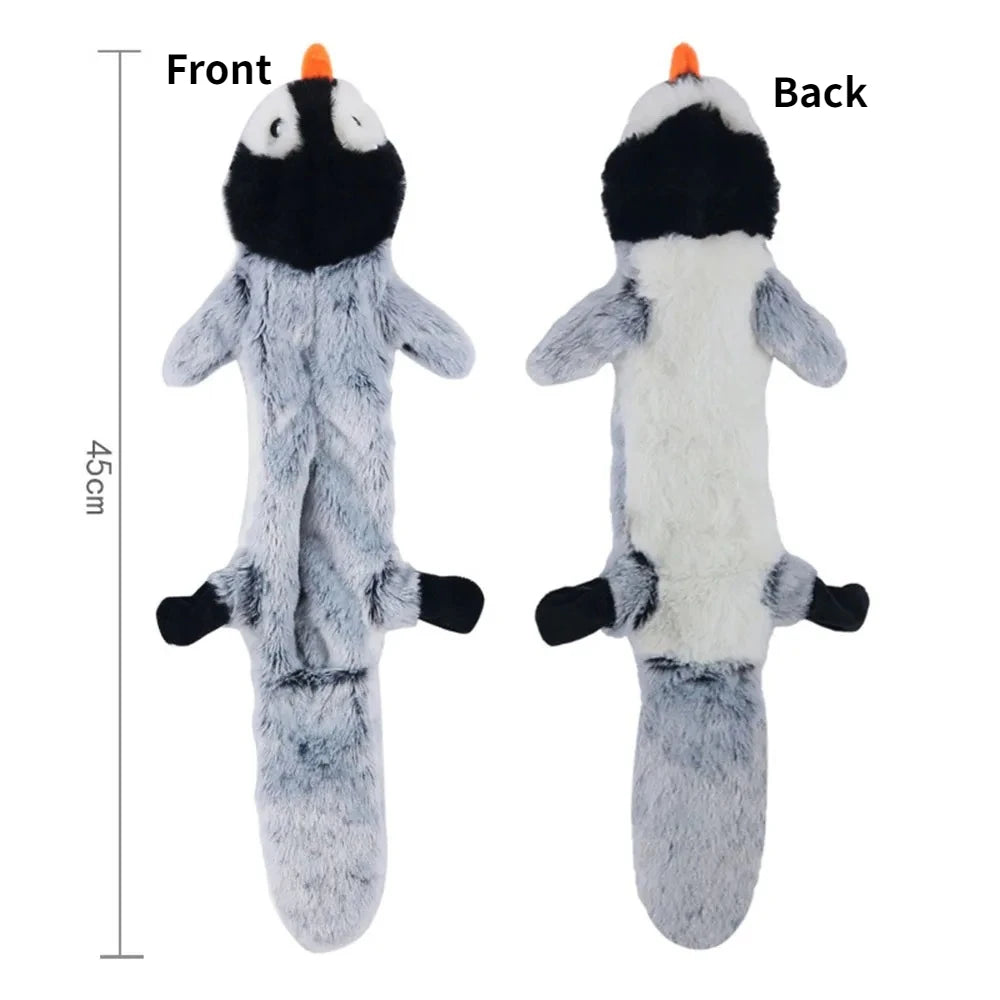 Stuffing-Free Squeaky Plush Dog Toy