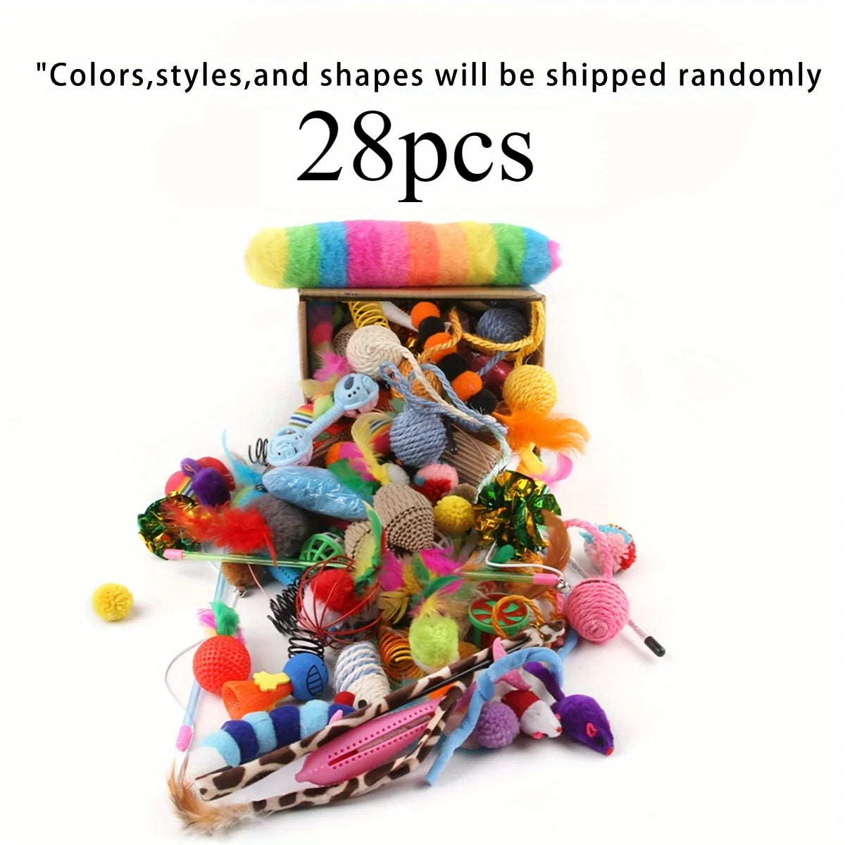Cat Toy Variety Pack (14/28/56 pcs)