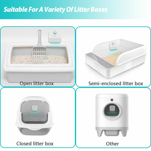 Odor Purifier for Cat Litter Box Deodorizer Air Cleaner