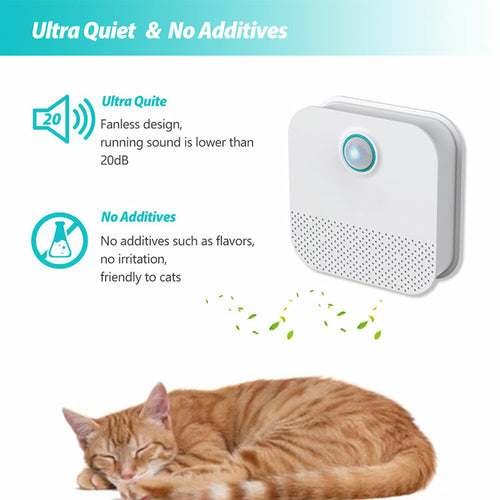 Odor Purifier for Cat Litter Box Deodorizer Air Cleaner